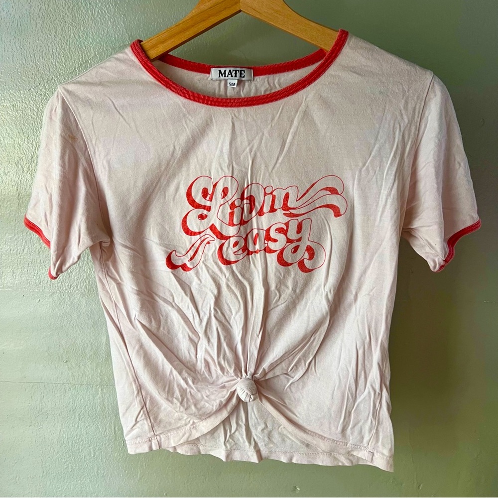 “Livin Easy” Wringer Top ⚡️